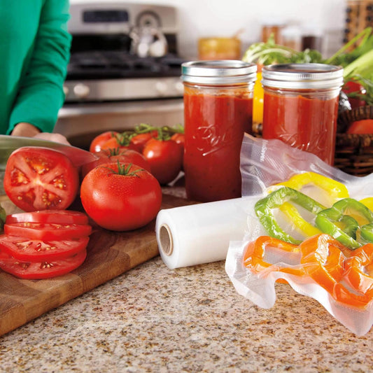 8" & 11" Vacuum Seal Rolls with Unique Multi Layer Construction, BPA Free, Multi-Pack Clear