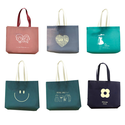25 Reusable Nonwoven Fabric Shopping Tote Bag Eco Friendly Grocery Bag AU Pack