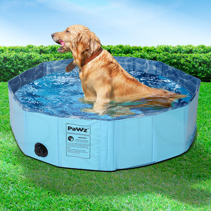 Pawz Dog Swimming Pool Cat Children Kids Washing Bath Tub Foldable Portable