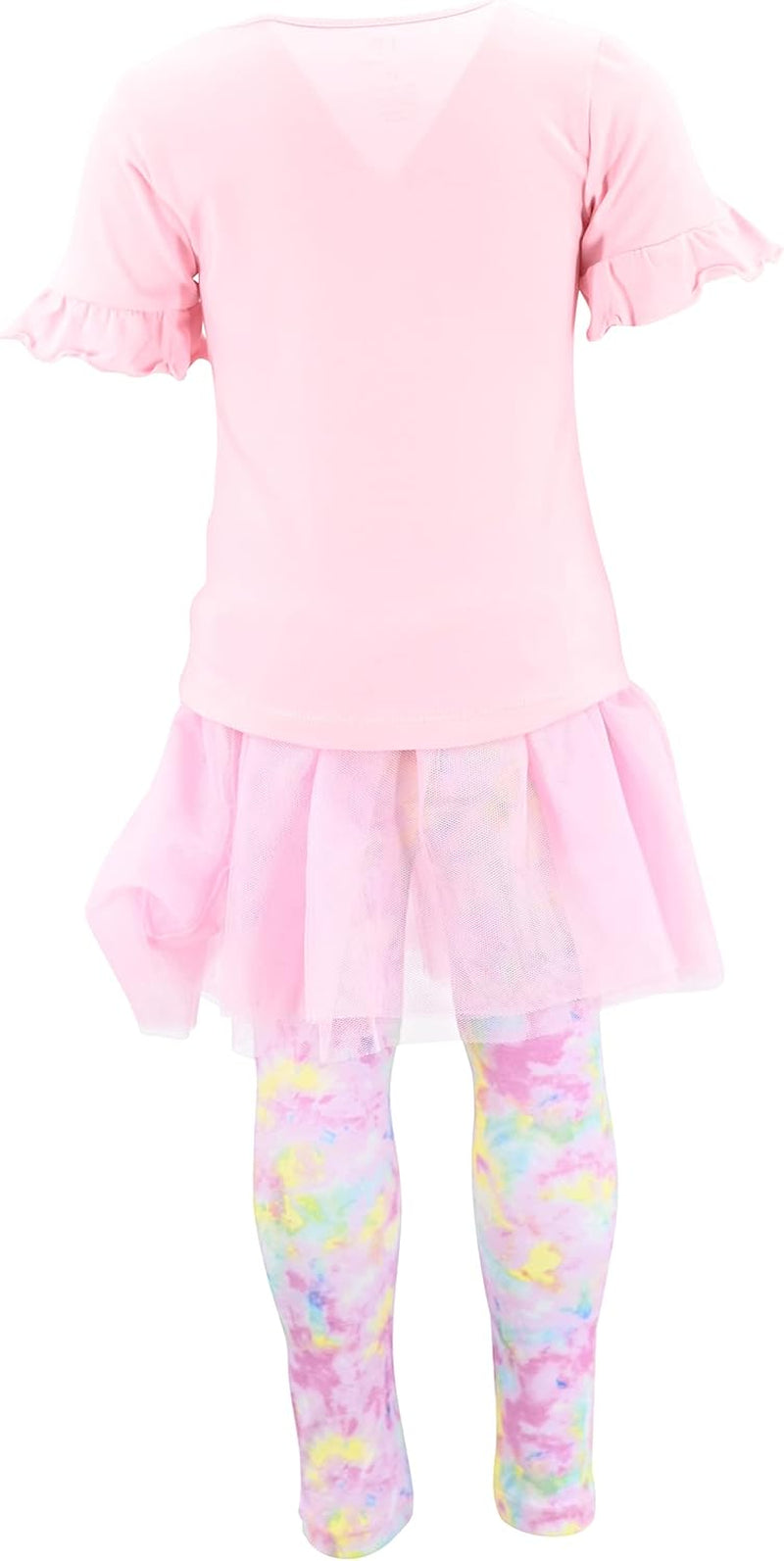 Girls Happy Easter Tutu 2 Piece Legging Set Outfit