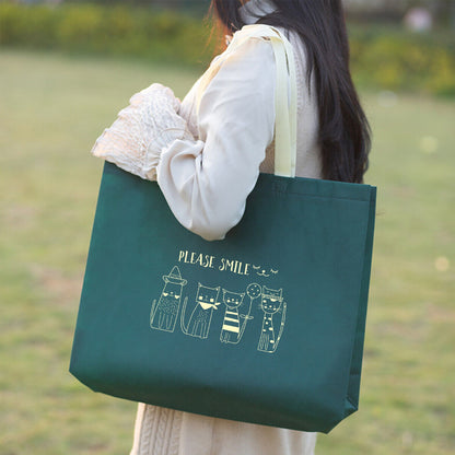 25 Reusable Nonwoven Fabric Shopping Tote Bag Eco Friendly Grocery Bag AU Pack