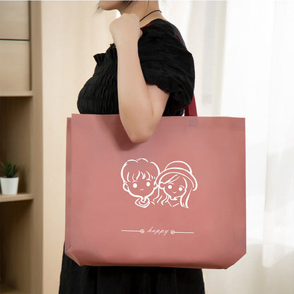 25 Reusable Nonwoven Fabric Shopping Tote Bag Eco Friendly Grocery Bag AU Pack