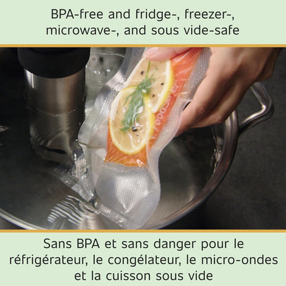 8" & 11" Vacuum Seal Rolls with Unique Multi Layer Construction, BPA Free, Multi-Pack Clear