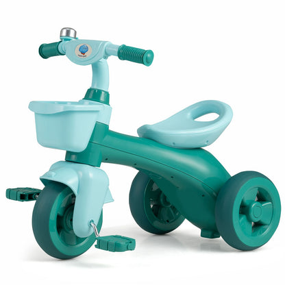 3-Wheel Children Balance Bike with Ergonomic Seat and Non-Slip Handle