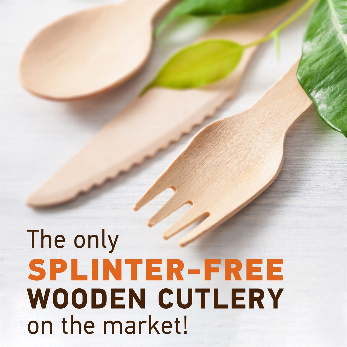100-2000X Recycle Disposable Wooden Forks Eco Friendly Compostable Wedding Party