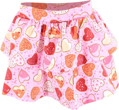 Girls Pink Love Is Magical Unicorn Skirt Set