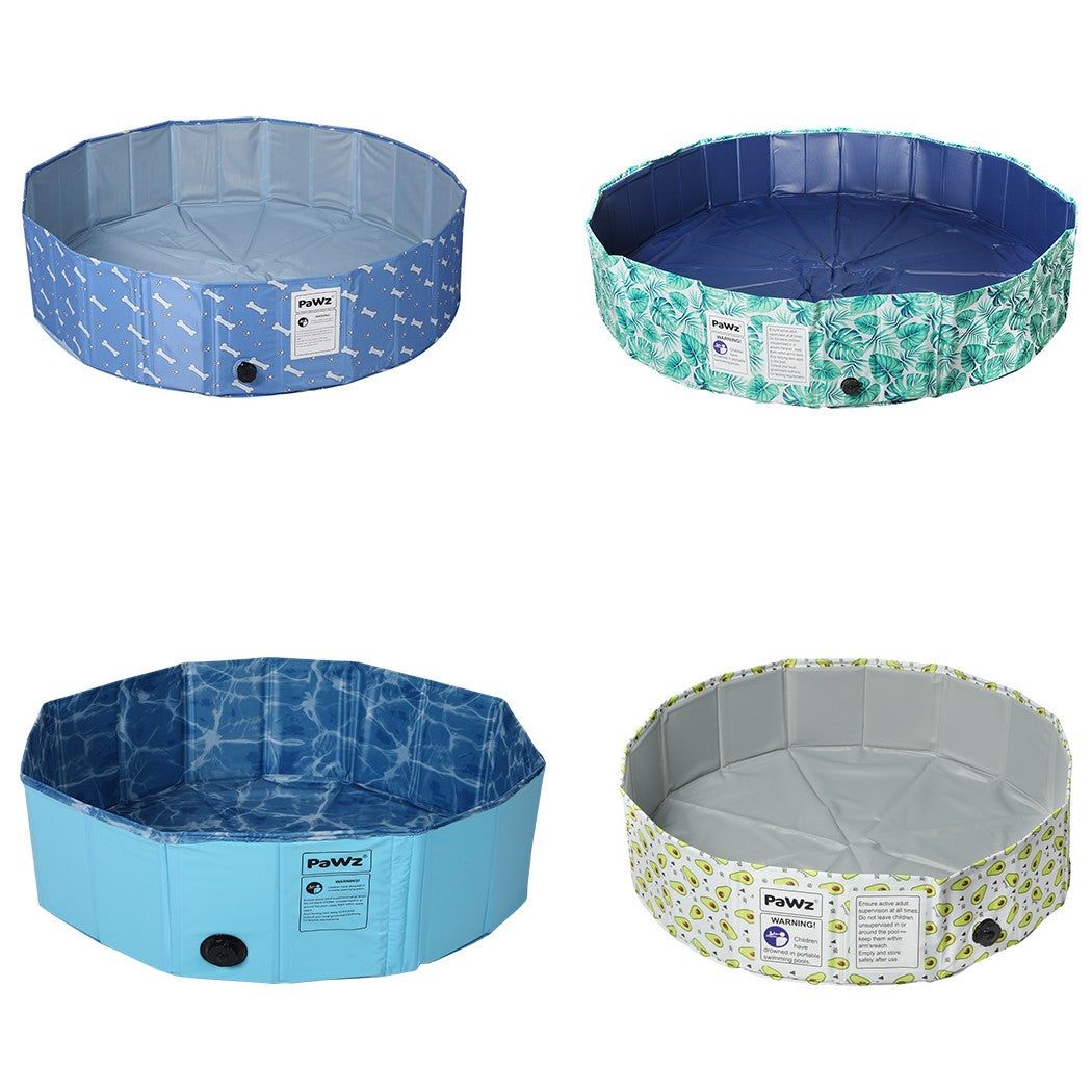 Pawz Dog Swimming Pool Cat Children Kids Washing Bath Tub Foldable Portable