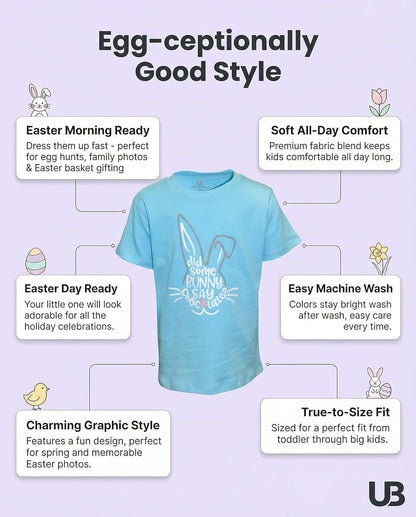 Boys Easter Bunny Chocolate Ears T Shirt