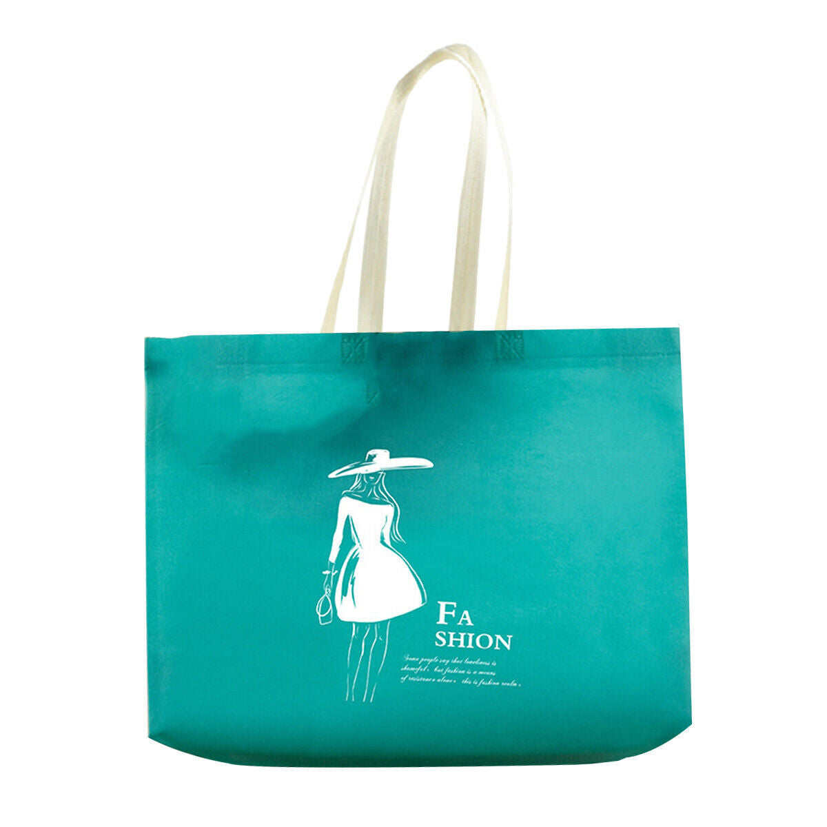 25 Reusable Nonwoven Fabric Shopping Tote Bag Eco Friendly Grocery Bag AU Pack