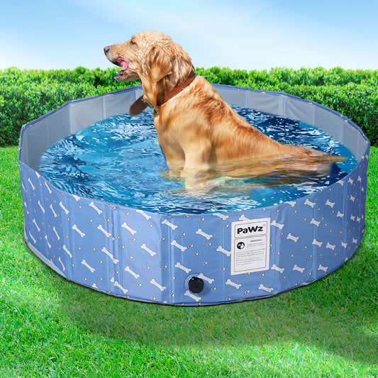 Pawz Dog Swimming Pool Cat Children Kids Washing Bath Tub Foldable Portable