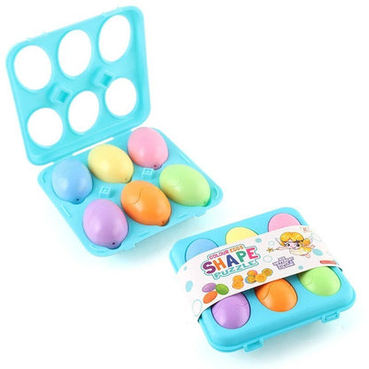 Egg Shaped Matching Shape Sorter Eggs Children Kids Baby Educational Toys Games