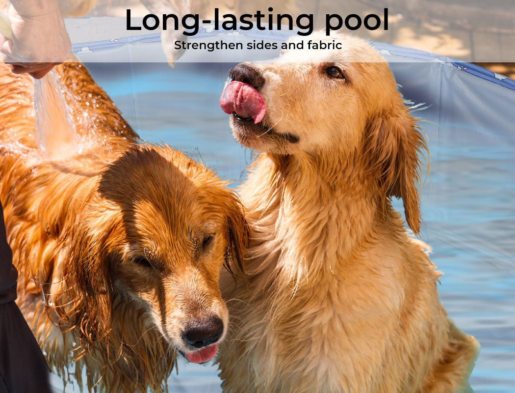Pawz Dog Swimming Pool Cat Children Kids Washing Bath Tub Foldable Portable