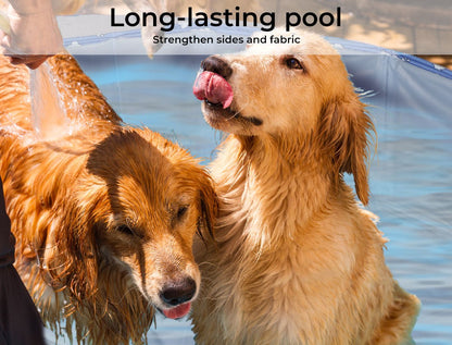 Pawz Dog Swimming Pool Cat Children Kids Washing Bath Tub Foldable Portable