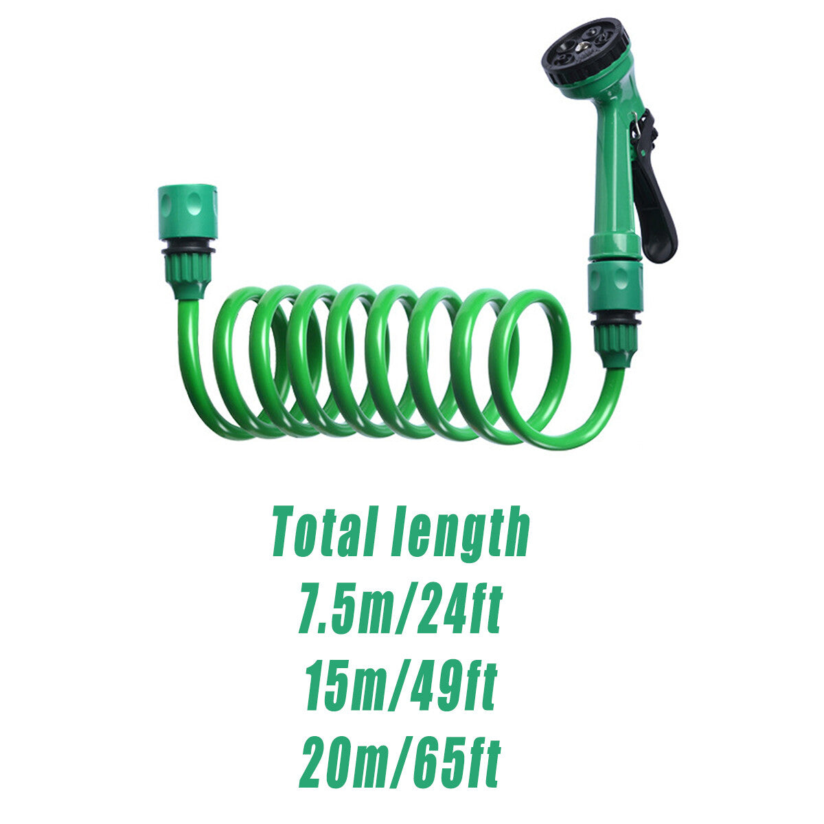 Telescopic Water Hose with Adjustable Nozzle Flexible Garden Sprinkler for Plant