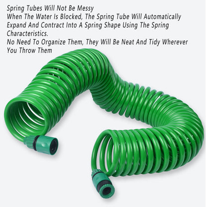 Telescopic Water Hose with Adjustable Nozzle Flexible Garden Sprinkler for Plant