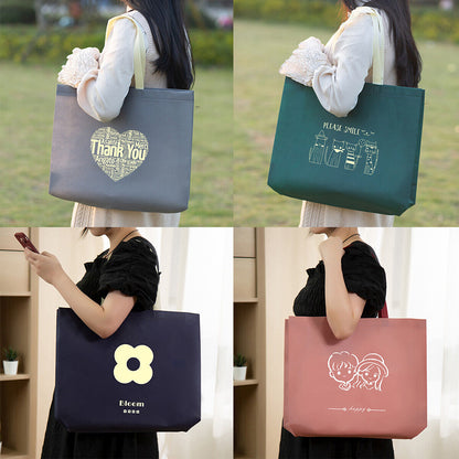 25 Reusable Nonwoven Fabric Shopping Tote Bag Eco Friendly Grocery Bag AU Pack