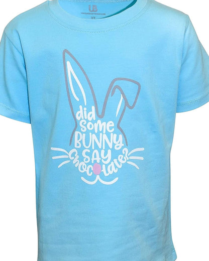 Boys Easter Bunny Chocolate Ears T Shirt