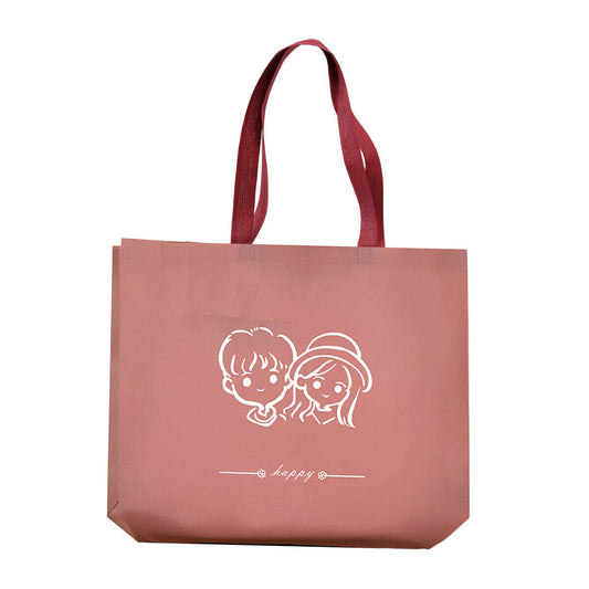 25 Reusable Nonwoven Fabric Shopping Tote Bag Eco Friendly Grocery Bag AU Pack