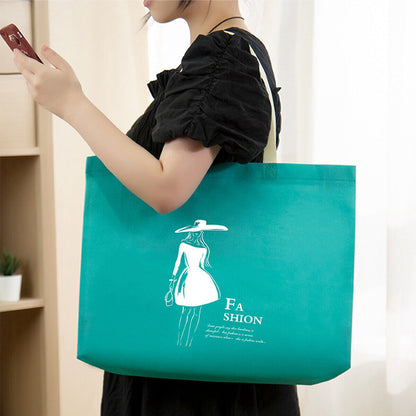 25 Reusable Nonwoven Fabric Shopping Tote Bag Eco Friendly Grocery Bag AU Pack