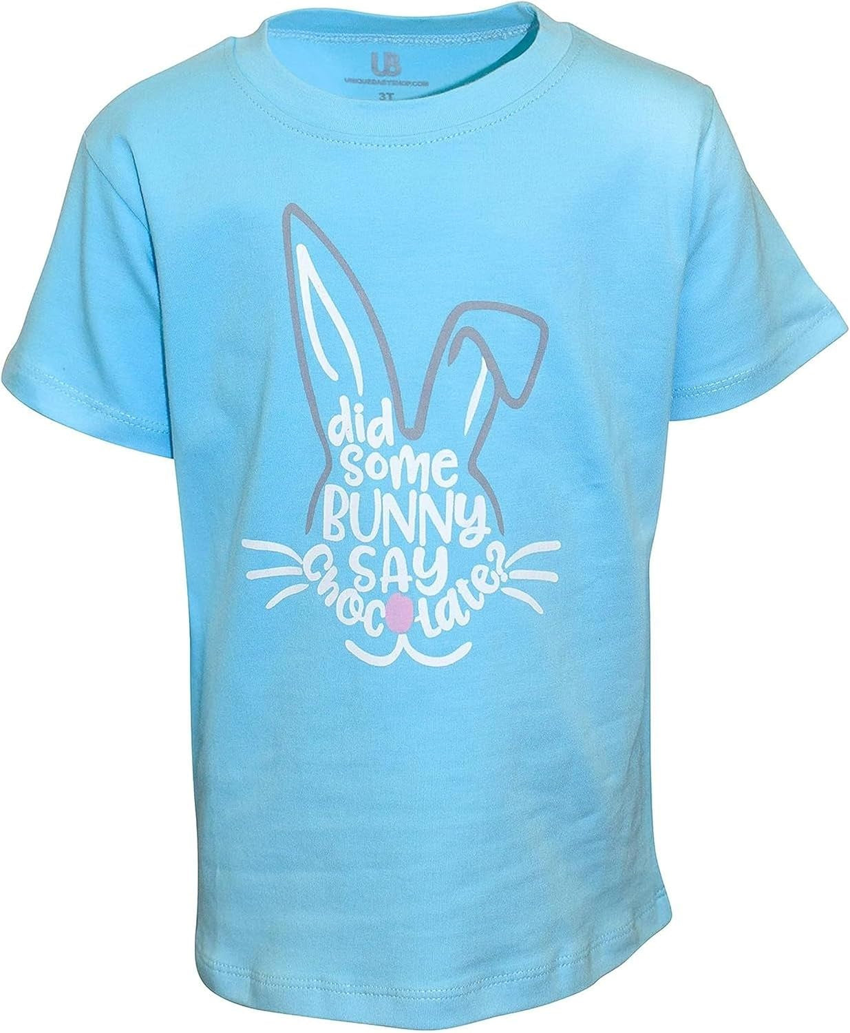 Boys Easter Bunny Chocolate Ears T Shirt