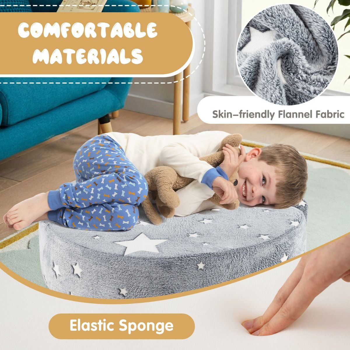 Convertible Children Sofa Kids Couch Chair with Removable and Machine-Washable Cover