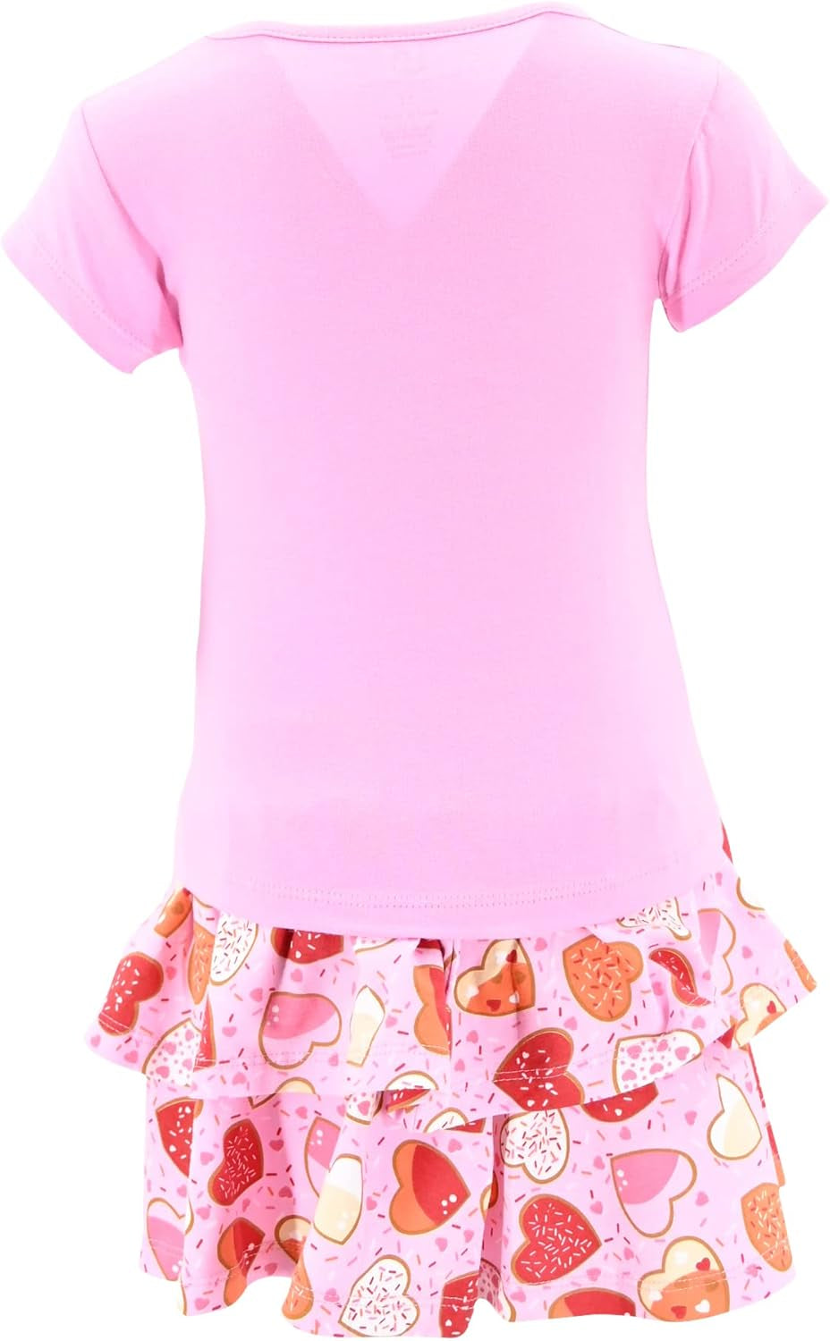 Girls Pink Love Is Magical Unicorn Skirt Set